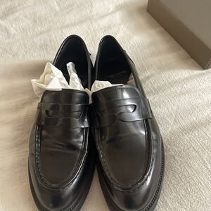 Vagabond Alex Black Leather Loafers